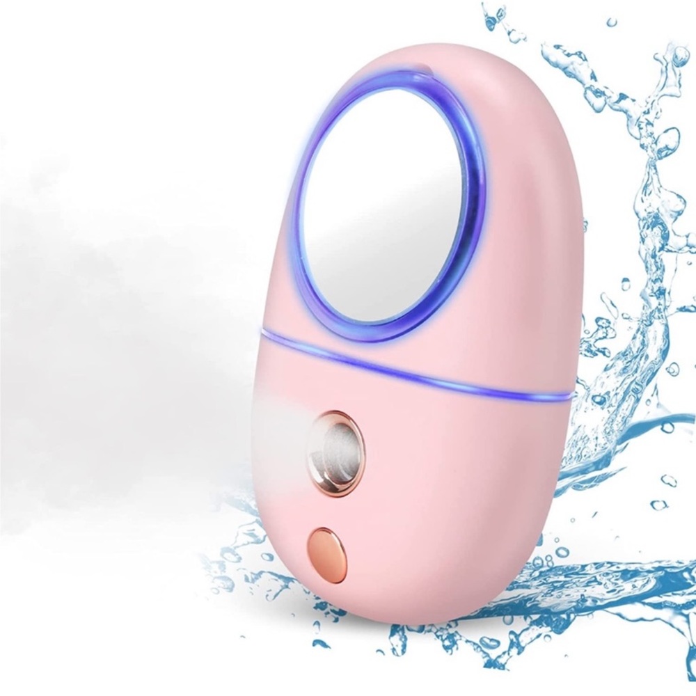 Portable Nano Facial Mister with Mirror & 35ml Water Tank- NEW